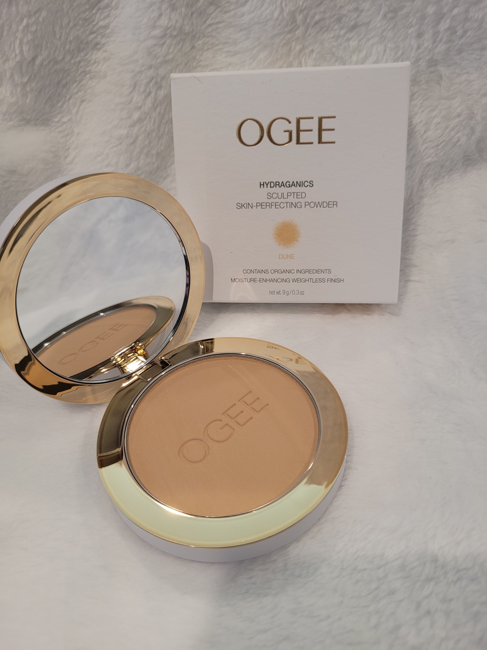 Ogee Hydraganics Sculpted Skin-Perfecting Powder - Dune (Light Beige) - New